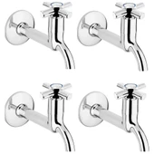 4lü Artı Aç Kapa 4 Kollu Krom Çevirveli Musluk Duvardan Tek Girişli thumbnail 1