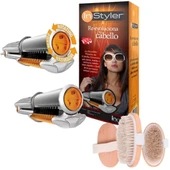 İnstyler Döner Demirli Ve At Kılı Selülit Fırçası Seti - Saçınızı Şekillendirin thumbnail 1