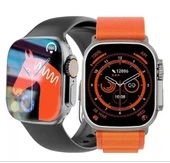 Hw8 Ultra Çift Kordon 49mm - Siri Nfc Bluetooth Arama Konuşma - İos & Android Uyumlu Akıllı Saat - 1