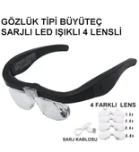 - Şarjlı Gözlük Büyüteç  4 Farklı Lens -11537dc thumbnail 3