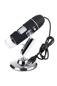 -1600x Usb Dijital Mikroskop Kamera Endoskop 8led Büyüteç Metal Standı - 1