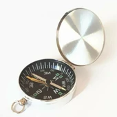 -mini Taşınabilir  Kapaklı Cep Saati Model Alüminyum İğne Kılıtlı  Pusula G45-1 thumbnail 1