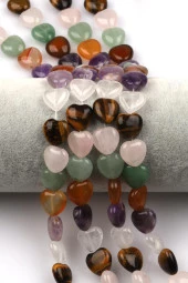 Çakra Doğal Taş Dizi Kalp Kesim thumbnail 1