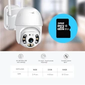 2.0 Mp Hd Lens İç Dış Mekan Suya Danıklı Ip Wifi Network Güvenlik Kamerası Wifi Kamera - 6