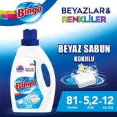 Bingo Sıvı Performans Çamaşır Deterjanı Beyaz Sabun 1755 ml 3lü - 2