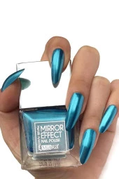 MARA Metalik Ayna Efekli Oje 15ml ( MAVİ ) - 1