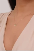 Altın Kelebek Kolye - 1