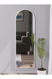 DekorLife Beyaz Dekoratif Boy Ve Duvar Aynası 150x50 Cm - 1