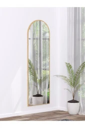 Nysamo 50x150 Cm Meşe Boy Ayna Antre Koridor Konsol Duvar Salon Banyo Wc Ofis Çocuk Yatak Odası - 2