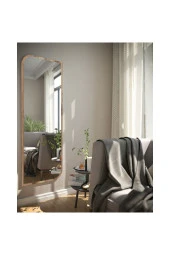 Nysamo Ceviz Çapraz Oval Dekoratif Boy Aynası 40x120 cm - 2