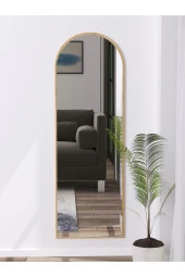 Nysamo 50x150 Cm Meşe Boy Ayna Antre Koridor Konsol Duvar Salon Banyo Wc Ofis Çocuk Yatak Odası - 1