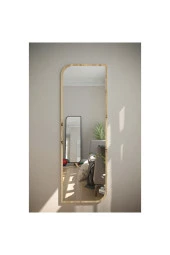 Nysamo Tarz Design Keçe Gold Dekoratif Boy Aynası 50x150 - 1