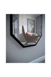 Nysamo Siyah 6 Gen Dekoratif Boy Duvar Aynası 50x150 Cm thumbnail 3