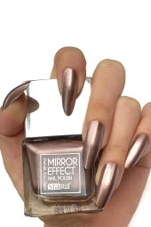 MARA Metalik Ayna Efektli Oje 15ml ( KAHVERENGİ ) - 1