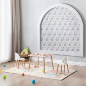 Buzkids Çocuk Masası Oyun Etkinlik Masası Pembe Beyaz Tavşan - Ayna Hediye - 3