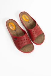 Albishoes Kadın Jelli Topuk Hafif Rahat Yumuşak Taban Anatomik Hafif Topuk 4 cm Günlük Kadın Terlik - 4