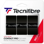 Tecnifibre Contact Pro 3'lü 0.6mm Siyah Tenis Gribi 52ATPCONBK thumbnail 1