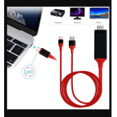 QASUL 4K Tip-C USB C - HDMI 1080 P TV 2 METRE  HDTV Kablosu - 2