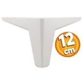 20'li Set Sedir Lüks Mobilya Kanepe Koltuk TV Ünitesi Yükseltici Destek Ayağı Ayakları 12 cm Beyaz thumbnail 5