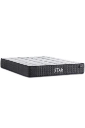 Star Yatak Seti 200x200 cm Çift Kişilik Yaylı Sert Ortopedik Yatak Antrasit Lüks Baza Başlık Takımı - 6