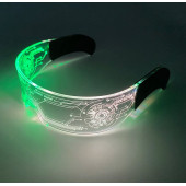 Led ışıklı gözlük neon aydınlatma Light Up gözlük Parti Kostüm DJ dekor sahne eğlence - 7