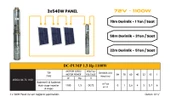 Mexxsun 1.5Hp / 1100Watt / 6 Kademe / 72 Volt Dc Solar Dalgıç Pompa - 4