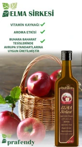 BUHARA 100% DOĞAL ELMA SİRKESİ CAM ŞİŞE 500 ML - 2