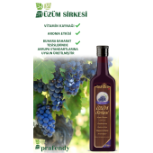 BUHARA 100% DOĞAL ÜZÜM SİRKESİ CAM ŞİŞE 500 ML - 1