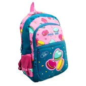 3 gözlü full astarlı ilkokul çantası+ termoslu beslenme + kalemlik 3 lü set kurabiyeli thumbnail 2