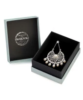 Swarovski Zirconia Kadın 0,28 Karat Zirkon Gümüş Küpe - 4