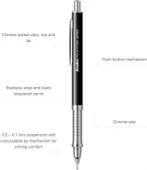 Scrikss Pro-S 0.5mm Mekanik Kurşun Kalem Siyah / - 3