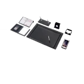 Gülpaş Sümen Takımı 10 Parça Macro Desen Siyah 239 - 1