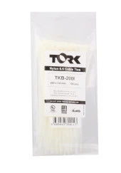 Tork TRK-430-4,5mm Beyaz 100lü Kablo Bağı - 1