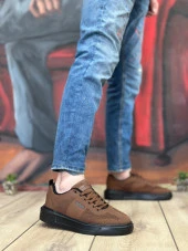 BA0349 Özel Örme Triko Yüksek Taban Tarz Taba Renk Spor Ayakkabı thumbnail 2