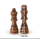 Star Ahşap Satranç Taşı Takımı No:3 - 3