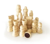 Star Ahşap Satranç Taşı Takımı No:3 - 6