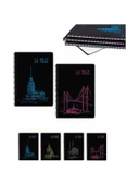 Keskin Color Laville 16.5x22.5cm 80yp Spiralli Plastik Kapak Not Defteri Kareli - 1 Adet / D1 thumbnail 2