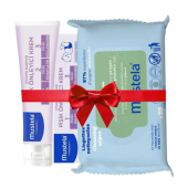 Mustela Vitamin Barrier 1-2-3 Cream 100 ml Pişik Kremi + 60'lı Ekolojik Islak Mendil Hediye - 1