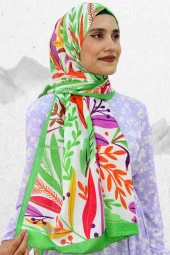 Harem Soft Yaprak Desen Şal EŞ5199-4 thumbnail 1