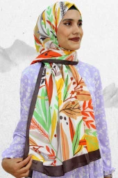 Harem Soft Yaprak Desen Şal EŞ5199-5 thumbnail 1