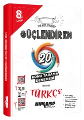 Ankara 8. Sınıf GüçlendirenTürkçe 20'li Konu Tarama Denemesi Ankara Yayıncılık thumbnail 2