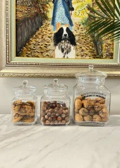 The Mia Kapaklı Cam Saklama Kabı 18 Cm CAM0361 thumbnail 2