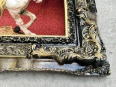 Lady Godiva Halı Tablo 94x75cm - İran Tebriz Halı Kilim Tablo thumbnail 5