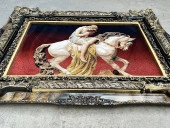 Lady Godiva Halı Tablo 94x75cm - İran Tebriz Halı Kilim Tablo thumbnail 7