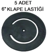 6" KLAPE LASTİĞİ ( 5 ADET ) - 1