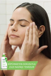 CeraVe Kuru Ciltler Için Cilt Bakım Seti; Nemlendiren Temizleyici 236 ml Nemlendirici Krem Kavanoz 340 G - 1