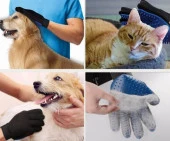 Evcil Hayvan Tüy Toplama Eldiveni Mavi thumbnail 3