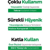 Sleepy Easy Clean Bio Çözünür Çay Ağacı ve Misket Limonu Yüzey Temizlik Havlusu 6X50 (300 Yaprak) - 4