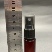 15 cc Kahverengi Silindir Pet Şişe - Siyah Spreyli - 15 ml Amber Plastik Şişe  x 10 Adet thumbnail 2