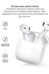 Fuchsia  A33 Çağrı Gürültü Engelleyici Özellikli  Bluetooth 5.3  TWS Kulaklık thumbnail 4